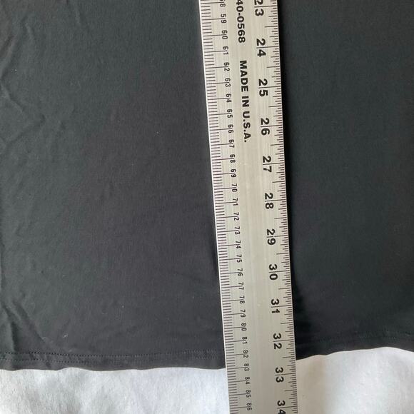 Gap Women’s Sleeveless V-neck Stretchy Long Blouse size L, Solid Black - Picture 4 of 6